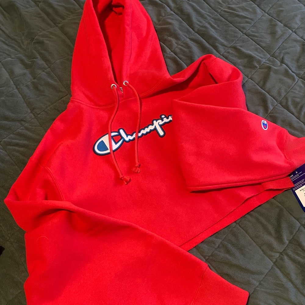 Champs cropped hoodie sweater ( M )